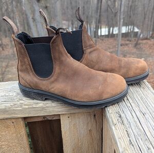 Blundstone Brown Leather Chelsea Boots